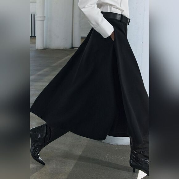 NWT ZARA BELTED COMBINATION DRESSβZW COLLECTION - Picture 4 of 9